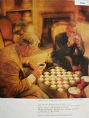 Pan American Coffee Bureau Checker Game Ad 1961