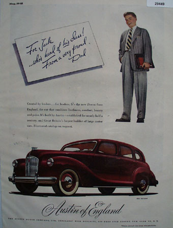 Devon Created By Austin For Jack Ad 1948