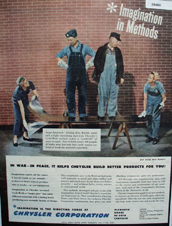Chrysler Imagination In Methods Ad 1945