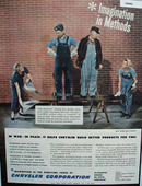 Chrysler Imagination In Methods Ad 1945
