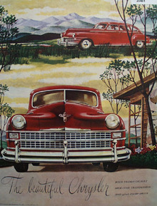 Chrysler The Beautiful Chrysler Ad 1946