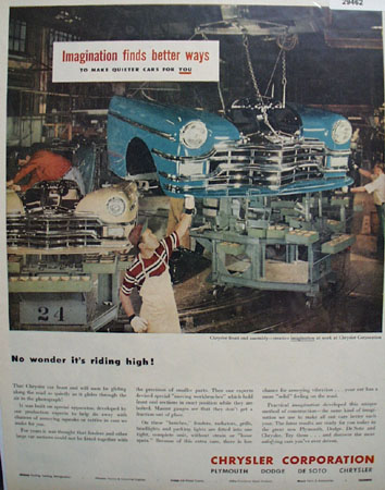 Chrysler Corp Imaginations Finds Better Ways Ad 1949