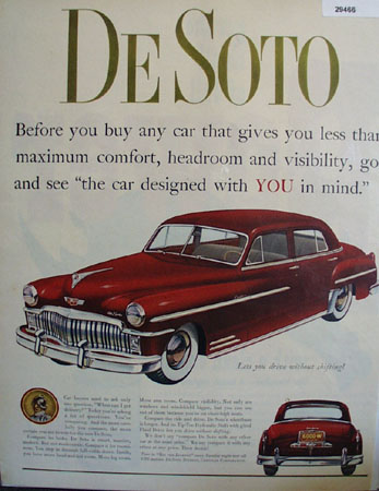 DeSoto Designed With You In Mind Ad 1944