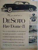 DeSoto Fire Dome 8 You Should Drive Ad 1952