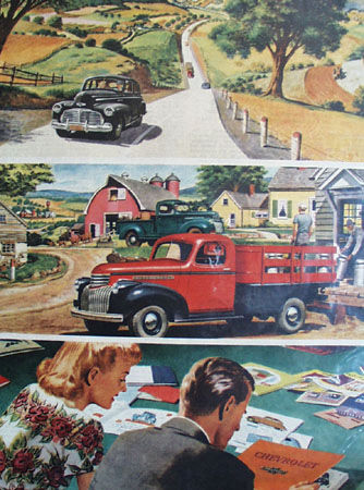 Chevrolet Prewar Leader Ad 1945