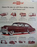 Chevrolet Extra Values Lowest Cost Ad 1949