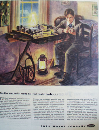 Ford Needles and Nails First Watch Tools Ad 1944