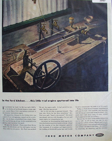 Ford Motor Company In The Ford Kitchen Ad 1944