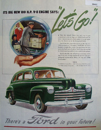 Ford Let Us Go Ad 1946