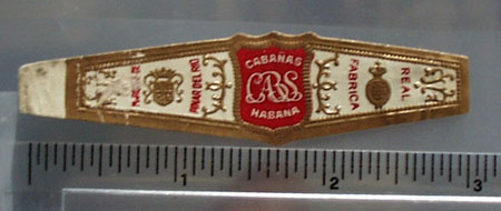 Cabanas Habanna Cigar Band