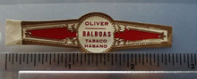 Oliver Balboas Cigar Band