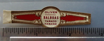 Oliver Balboas Cigar Band