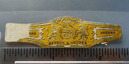 Benson & Hedges Habana Cigar Band