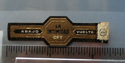 Abajo La Intimidad Cigar Band