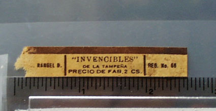 Invencibles no 66 Cigar Band
