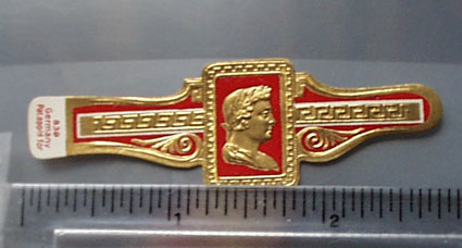 Highly Decorative German Cigar Band