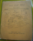 IN and MI Electric Company 3 Cookbooklets 20th Century