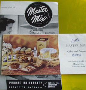 2 Master Mix Cookbooklets 20th Century