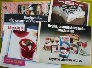 5 Jell O Brand Cookbooklets 20th Century