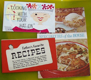 3 Cookbooklets 1960s Era