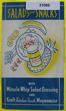 Miracle Whip Salad Dressing Cookbook 20th Century