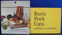 Eckrich Sausage and Pork Cookbooklets 20th Century