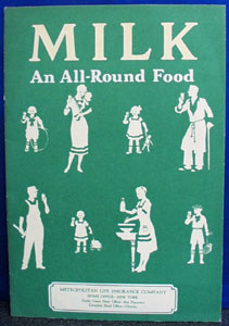 Metropolitan Life Insurance Co Milk Facts 20th Century
