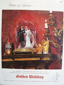 Golden Wedding Blended whiskey 1946 Ad