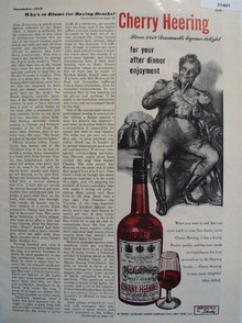 Cherry Heering Liqueur From Denmark 1948 Ad