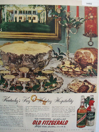Old Fitzgerald Old Fashioned Whiskey 1949 Ad