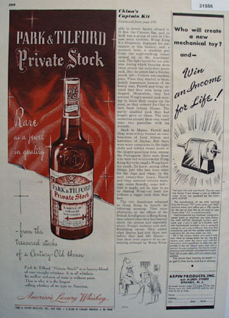 Park And Tilford Private Stock 1948 Ad