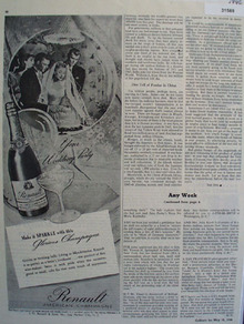Renault Champagne Wedding Party 1946 AD