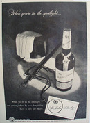 Sir John Schenley Whiskey Spotlight 1948 Ad