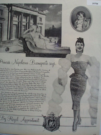 Springmaids Sheets Venus on the Rocks 1955 Ad