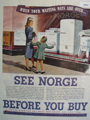 Borg Warner Norge appliances 1945 Ad