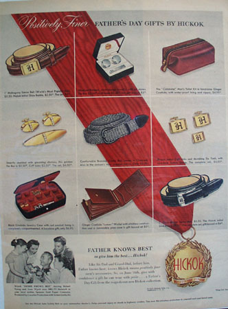 Hickok Fathers Day Ad 1952