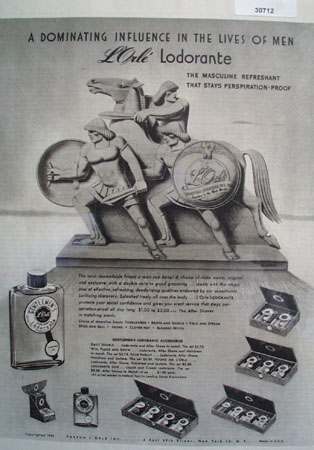 Lorle Lodorante Mens Toiletries Dominating Influence Ad 1946