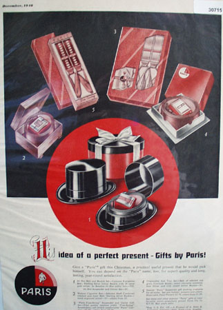 Paris His Idea Of Perfect Present Ad 1948