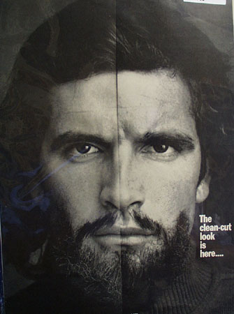 Schick Razor The Clean Cut Look Ad 1968