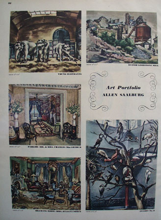 Art Portfolio Allen Saalburg Pictures 1947