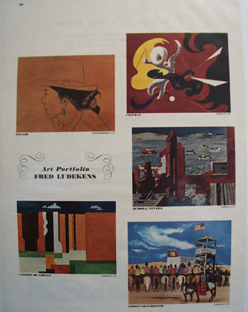 Art Portfolio of Fred Ludekens Pictures 1948
