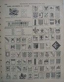 Heraldry Pictorials from the 1800s, Websters Dictionary