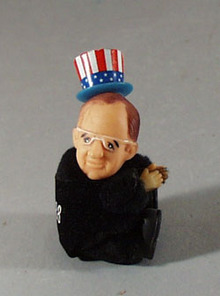 Nixon political souvineer clip on doll pair
