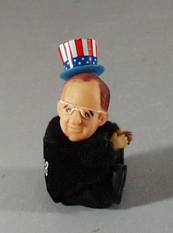 Nixon political souvineer clip on doll pair