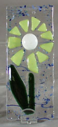 Fused Glass Floral Hanging