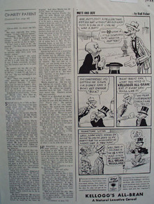 Kelloggs All Bran Mutt And Jeff Get More Bulk Ad 1938