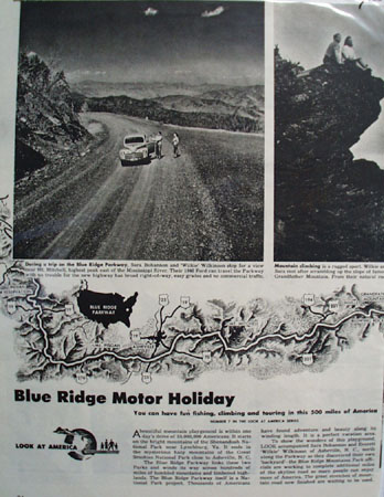 Blue Ridge Motor Holiday Article With Pictures 1946
