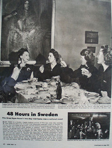 Signe Hasso 48 Hours in Sweden Article Picture 1946
