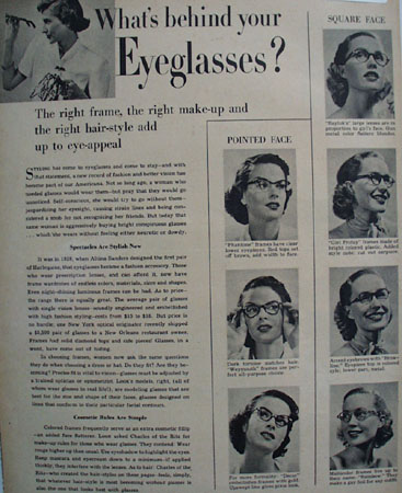 Whats Behind Your Eyeglasses Article 1948