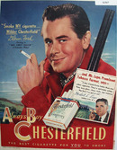 Chesterfield Cigarette Mr. Soft Touch 1949 Ad